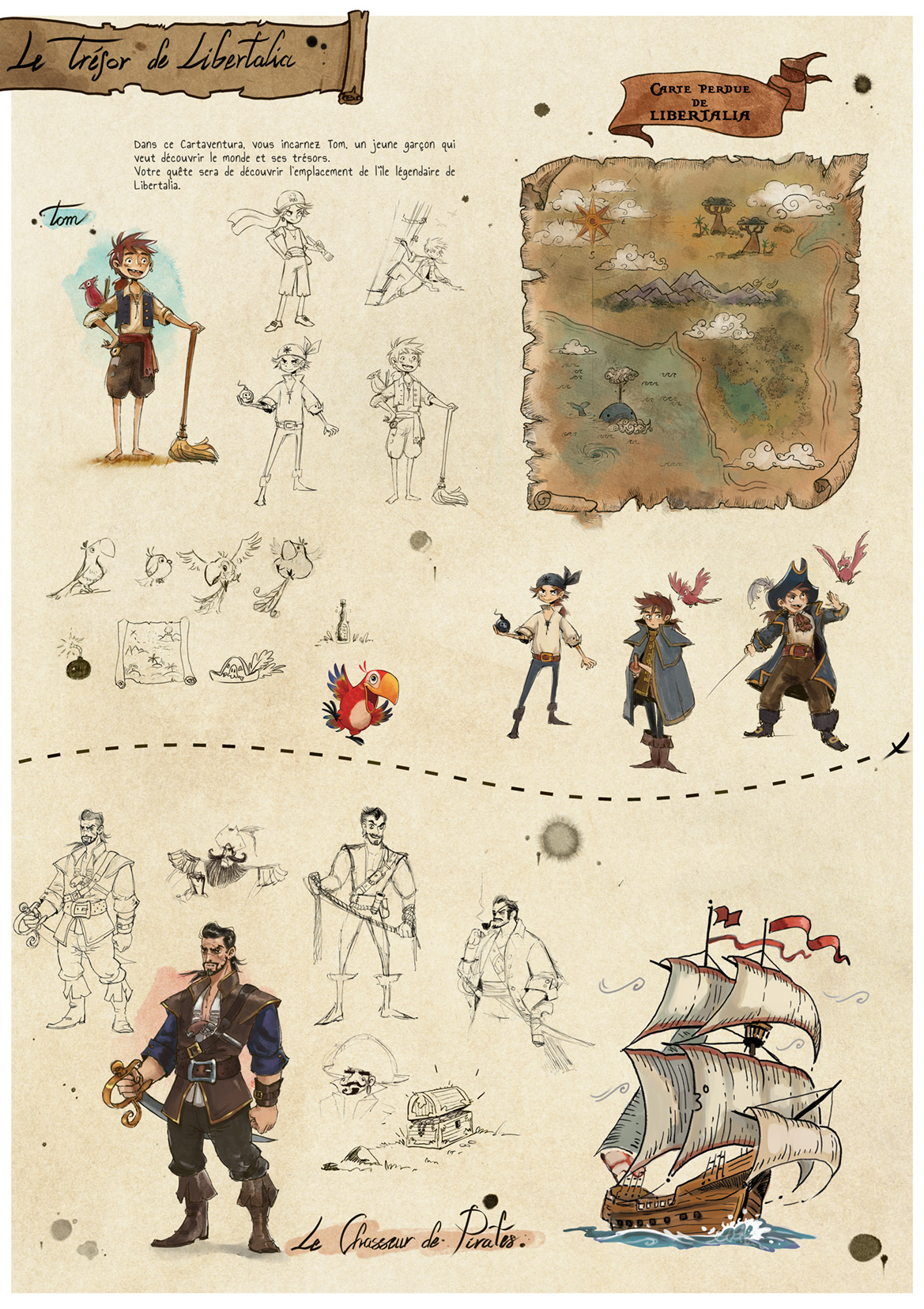 Illustration de personnage pour le jeu Libertalia