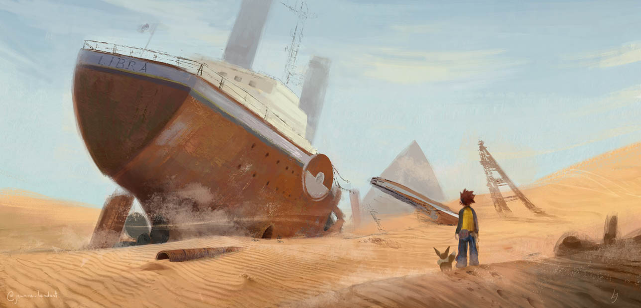 Illustration digitale d'un jeu video de la franchise Pokémon