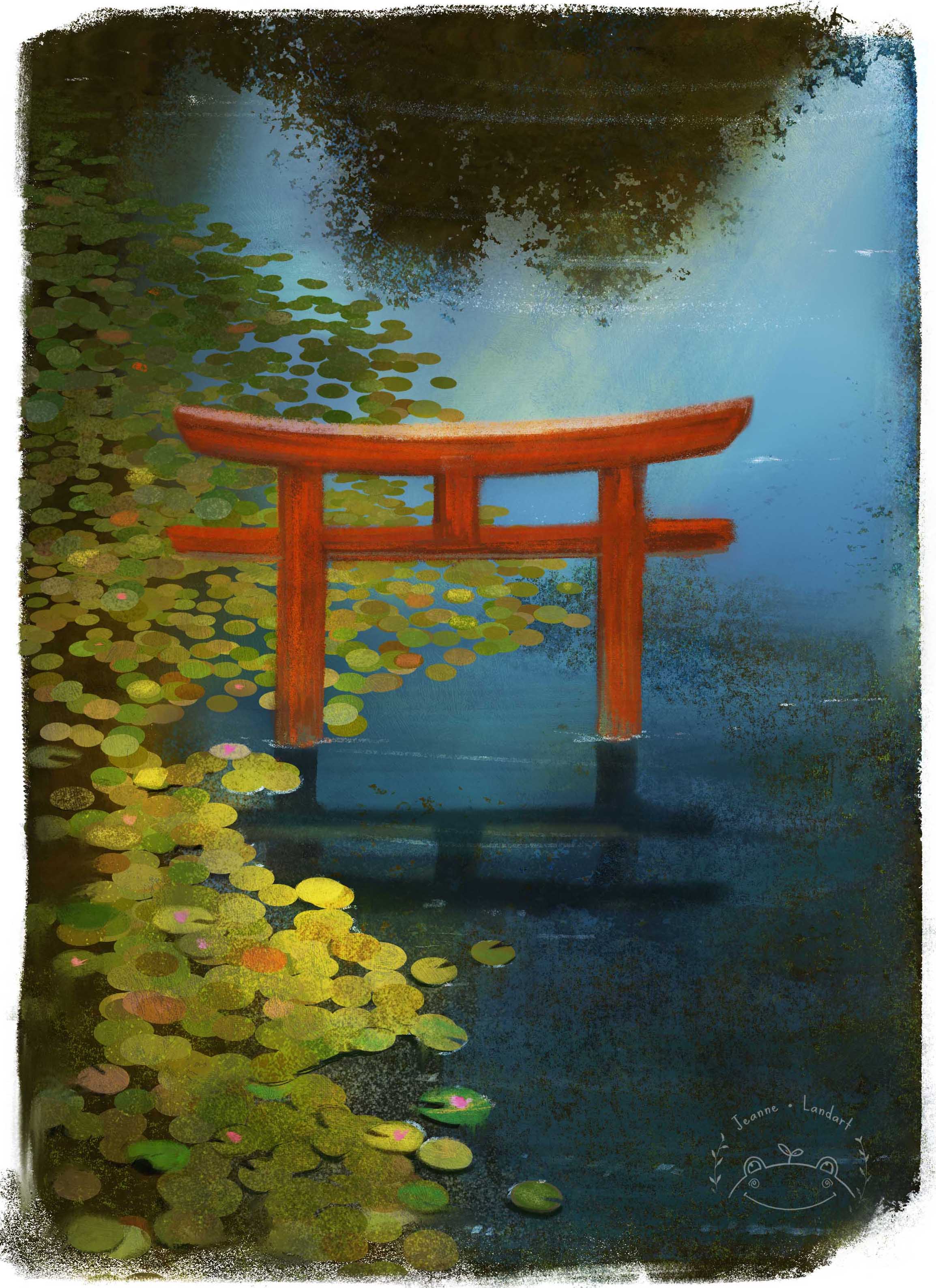 Illustration numérique d’un paysage